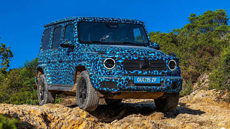 Электрический Mercedes-Benz G-Class дебютирует 24 апреля в Пекине с индексом G 580