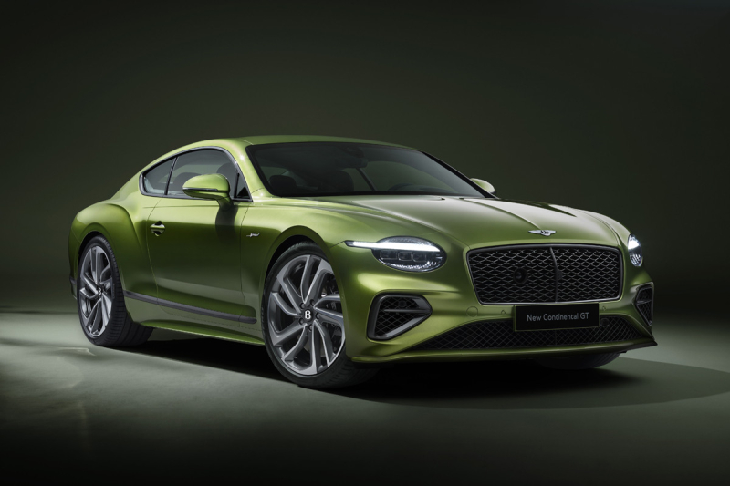 Новый Bentley Continental GT: другое «лицо» и гибридная установка