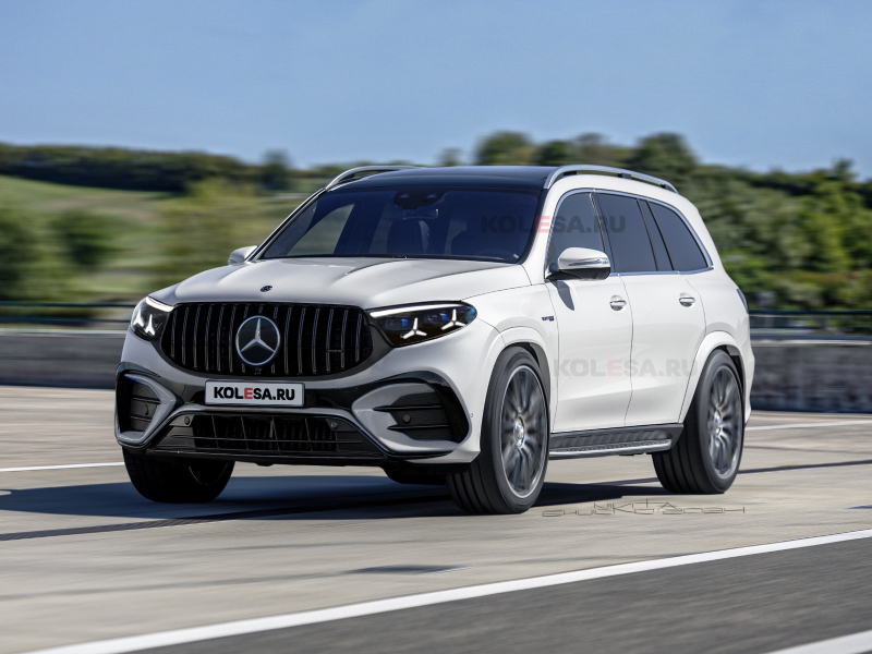 Обновлённый Mercedes-AMG GLS 63: первые изображения